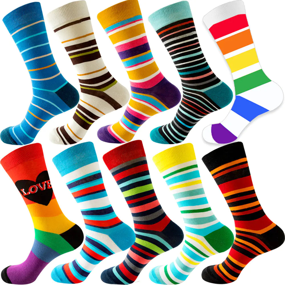 Ten color socks pack