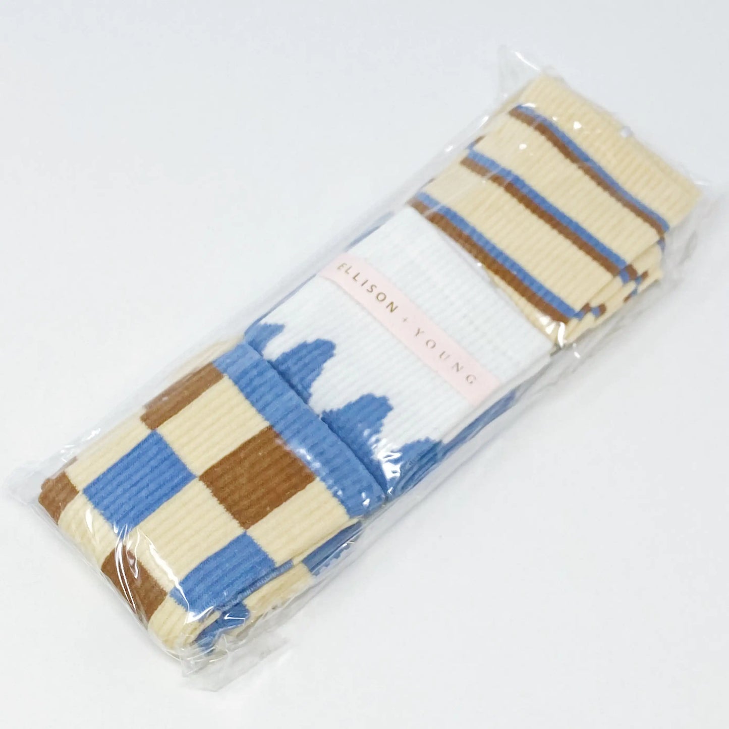 Trendy Pattern Trio Socks Set