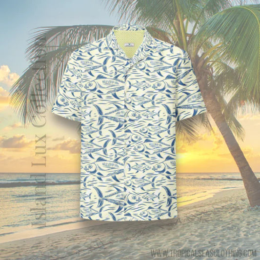 Bonito Island Hawaiian Button Shirt