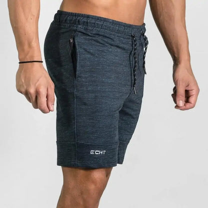 Pantalones cortos musculosos con cremallera